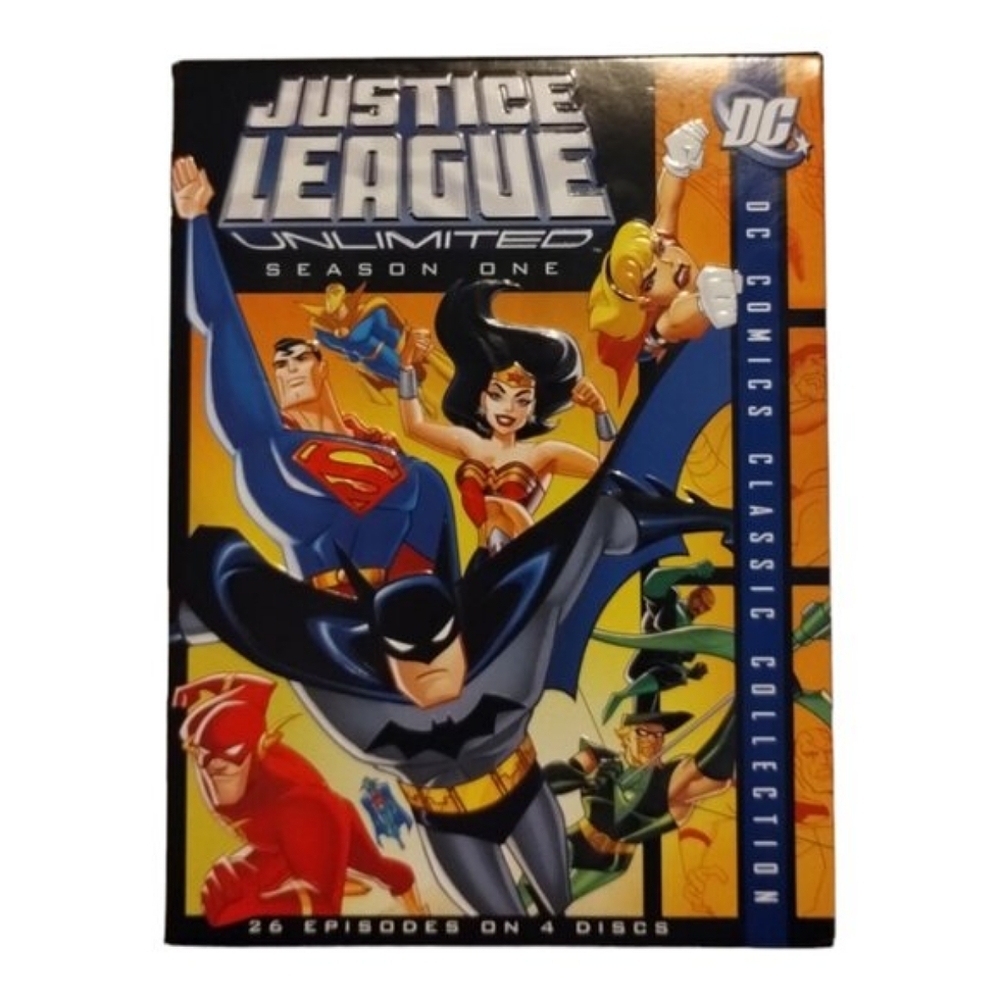 Justice League Unlimited DC Comics Classic Collection Season 1 DVD 4-Disc‎ Set